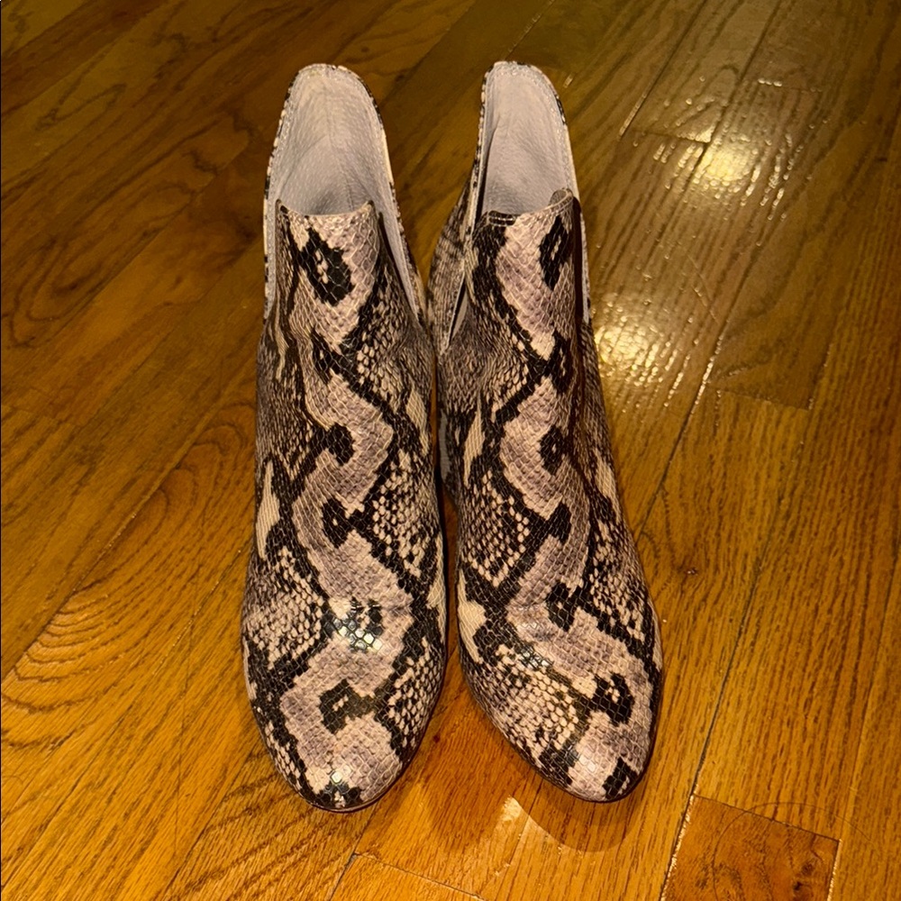 Steve Madden Snakeskin Ankle Boots